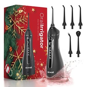 Water Dental Flosser Cordless for Teeth - Nicwell 4 Modes